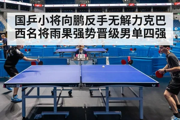 国乒小将向鹏反手无解力克巴西名将雨果强势晋级男单四强
